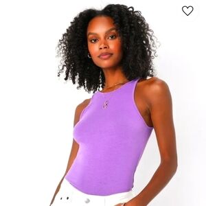 NWT LULUS Purple Tank Top 💜 sz small